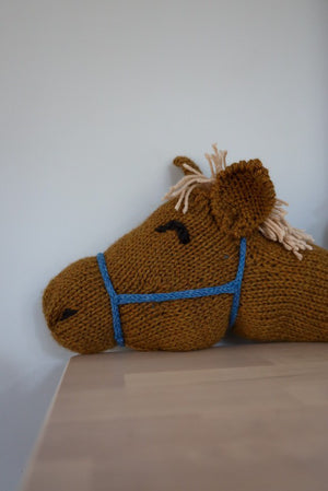 Hand-Knit Hobby Horse