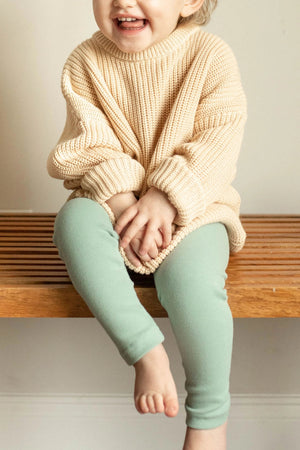 CHUNKY KNIT SWEATER ORGANIC COTTON