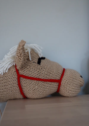 Open image in slideshow, Hand-Knit Hobby Horse
