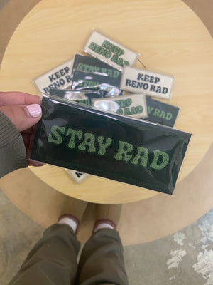 Open image in slideshow, CHAINSTITCH STAY RAD PATCH (LIMITED EDITION)
