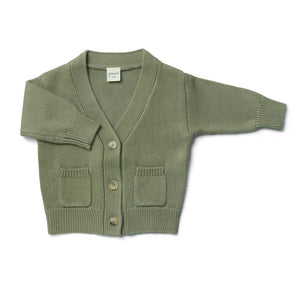 Organic Cotton Knit Button-Up Sweater (Last Size 4/5T)